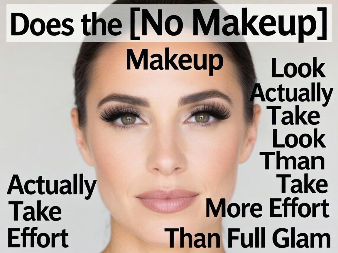 Does the _No Makeup_ Makeup Look Actually Take More Effort Than Full Glam