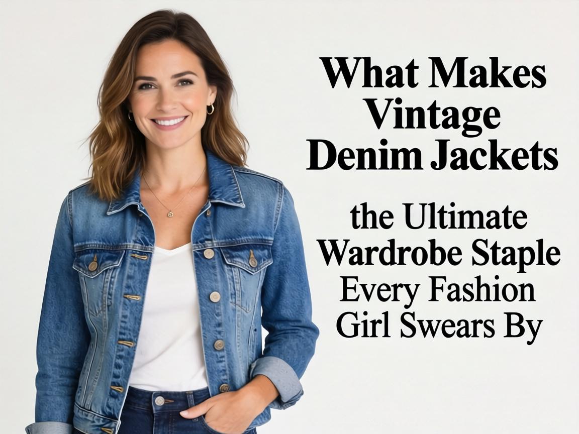 What Makes Vintage Denim Jackets the Ultimate Wardrobe Staple Every Fashion Girl Swears By