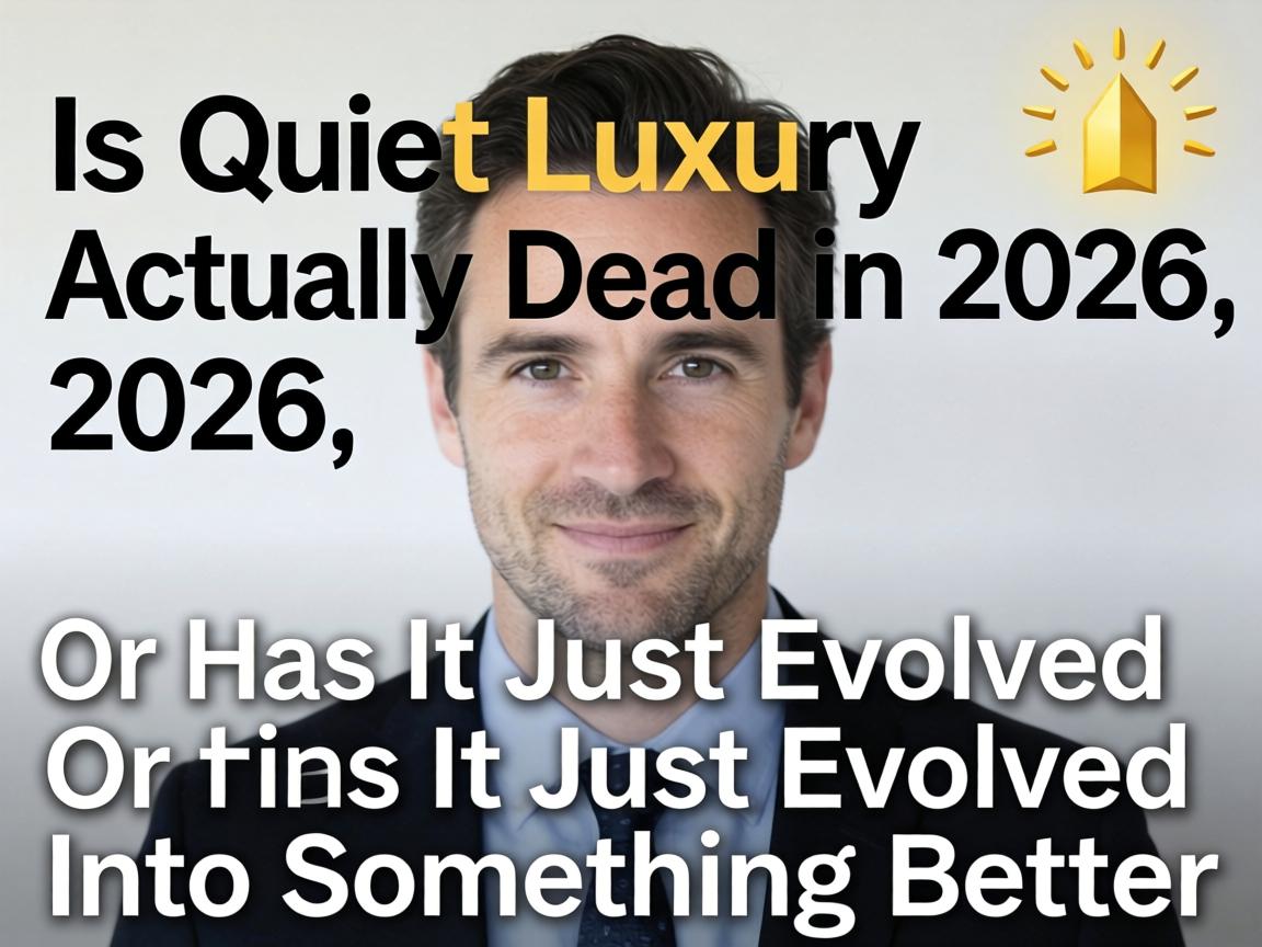 Is Quiet Luxury Actually Dead in 2026, or Has It Just Evolved Into Something Better