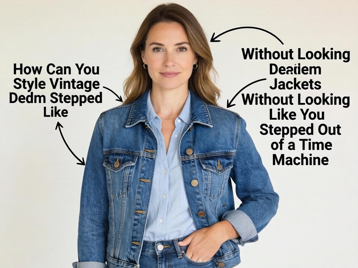How Can You Style Vintage Denim Jackets Without Looking Like You Stepped Out of a Time Machine