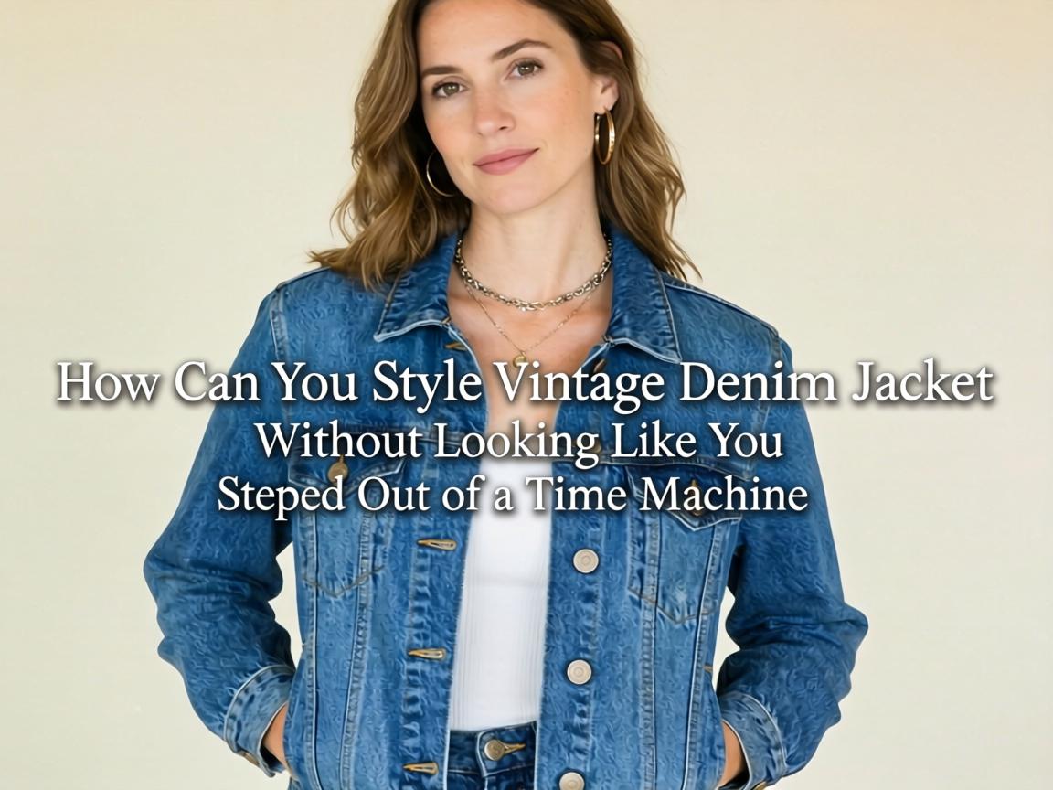 How Can You Style Vintage Denim Jackets Without Looking Like You Stepped Out of a Time Machine