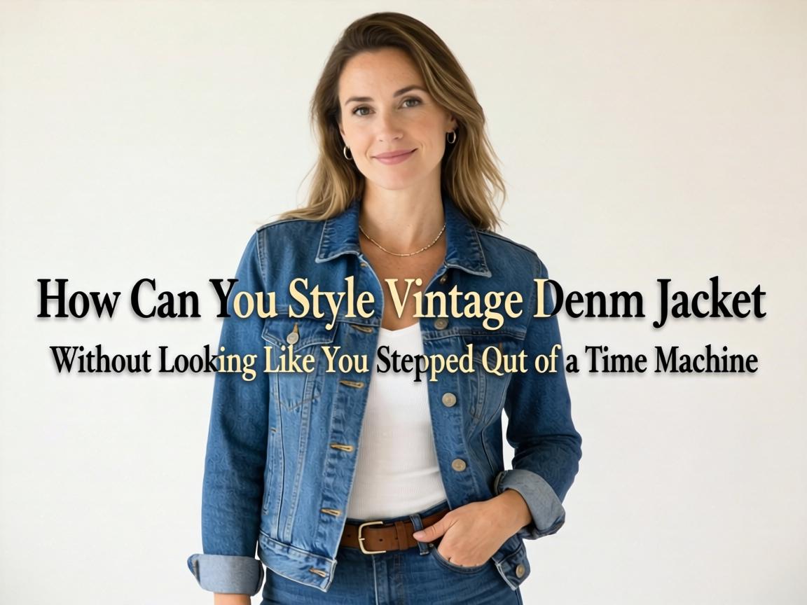 How Can You Style Vintage Denim Jackets Without Looking Like You Stepped Out of a Time Machine