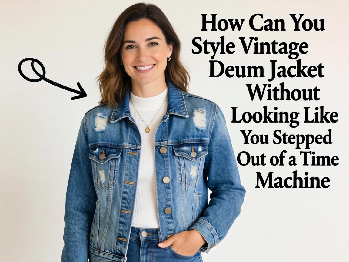 How Can You Style Vintage Denim Jackets Without Looking Like You Stepped Out of a Time Machine