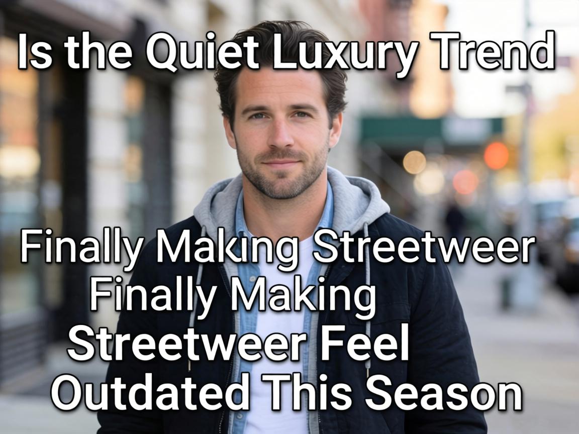 Is the Quiet Luxury Trend Finally Making Streetwear Feel Outdated This Season