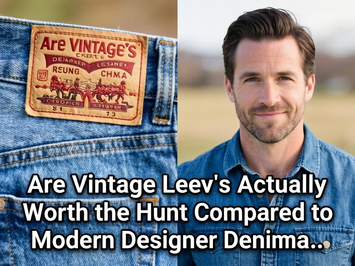 Are Vintage Levi's Actually Worth the Hunt Compared to Modern Designer Denim