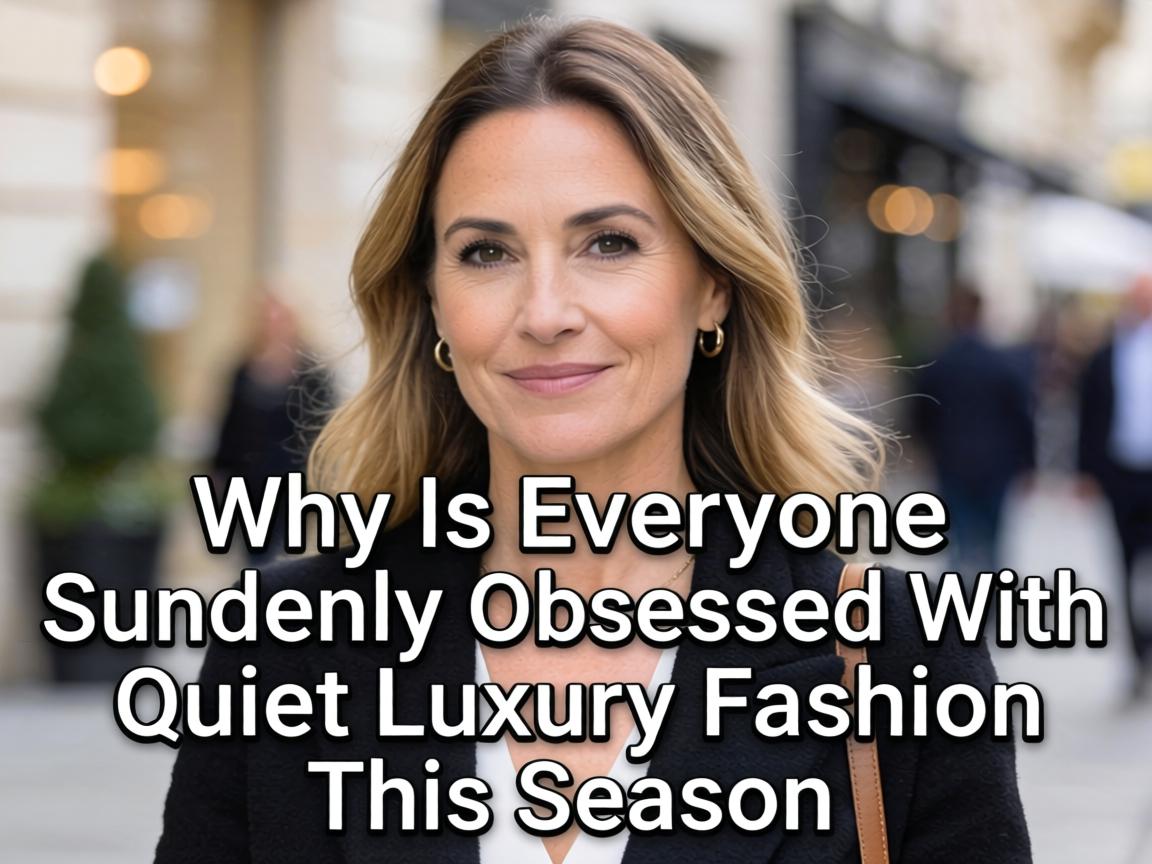 Why Is Everyone Suddenly Obsessed With Quiet Luxury Fashion This Season