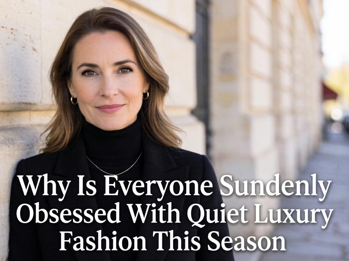 Why Is Everyone Suddenly Obsessed With Quiet Luxury Fashion This Season