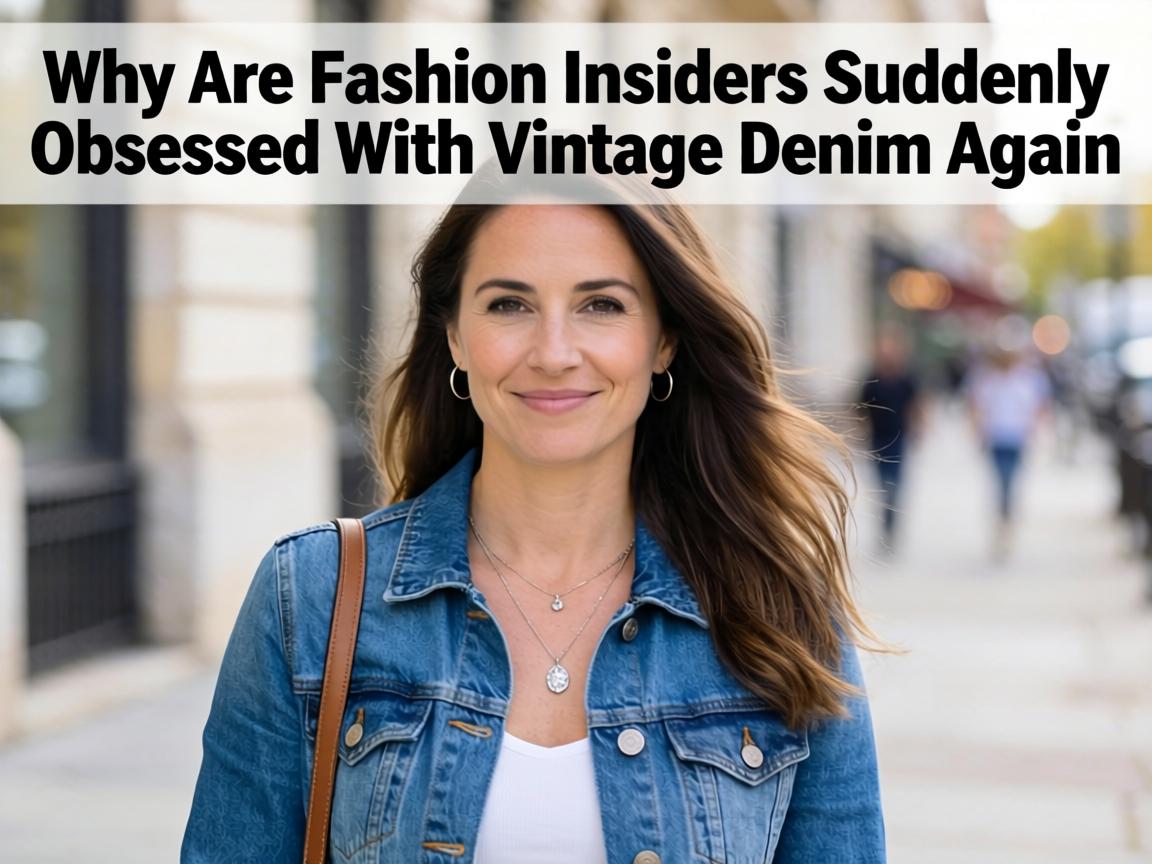 Why Are Fashion Insiders Suddenly Obsessed With Vintage Denim Again