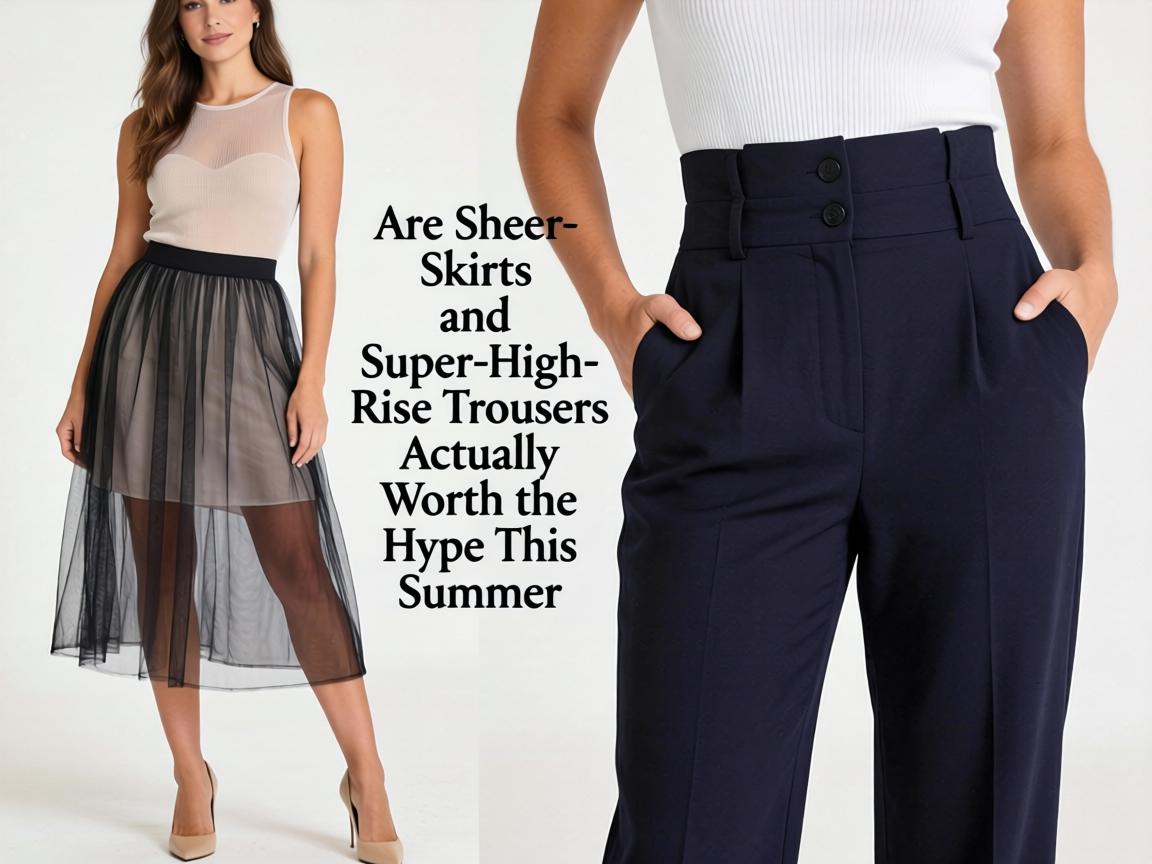 Are Sheer Skirts and Super-High-Rise Trousers Actually Worth the Hype This Summer