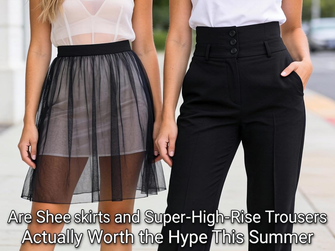 Are Sheer Skirts and Super-High-Rise Trousers Actually Worth the Hype This Summer