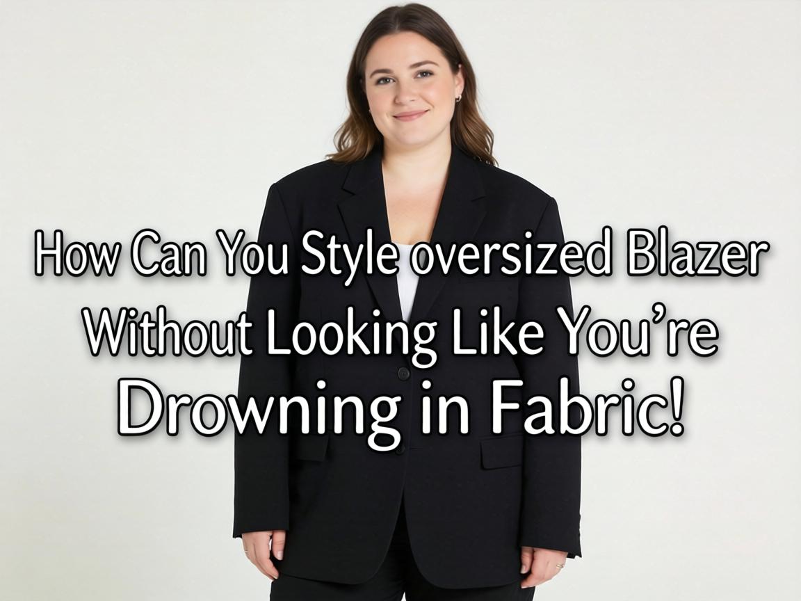 How Can You Style Oversized Blazers Without Looking Like You’re Drowning in Fabric