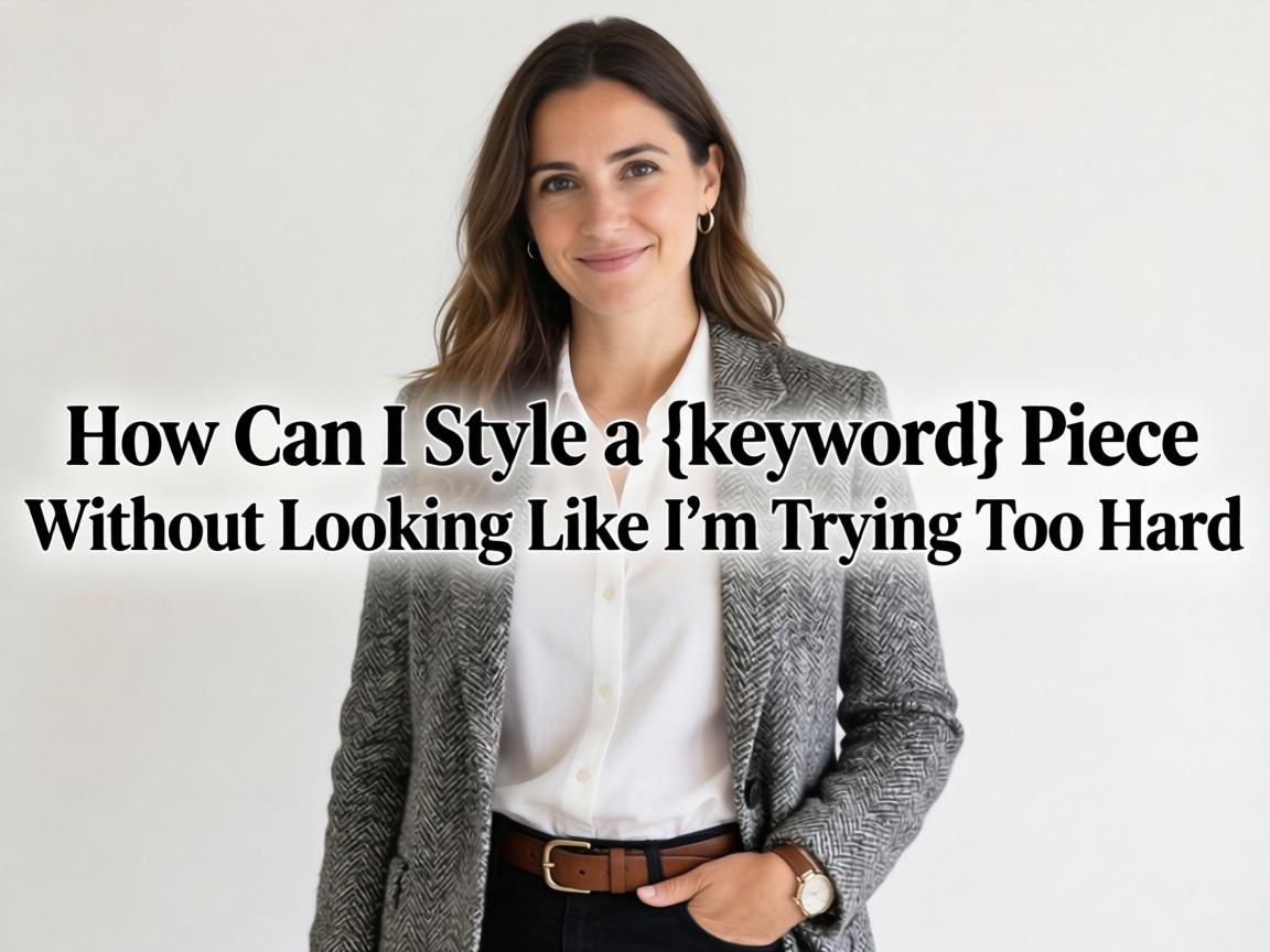 How Can I Style a {keyword} Piece Without Looking Like I'm Trying Too Hard