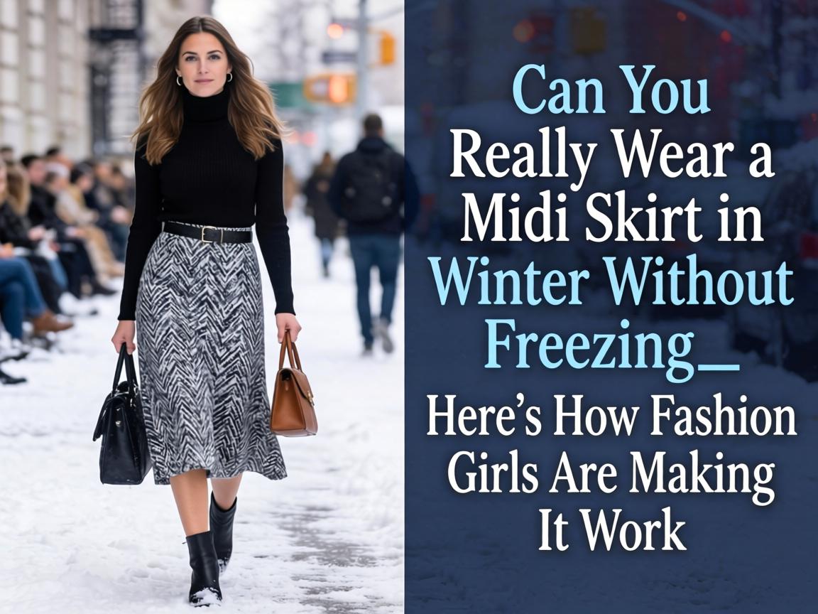 Can You Really Wear a Midi Skirt in Winter Without Freezing_ Here’s How Fashion Girls Are Making It Work
