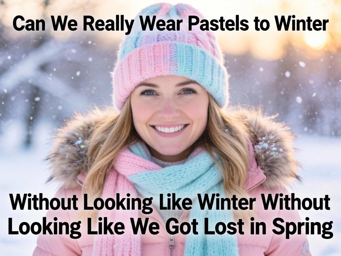 Can We Really Wear Pastels in Winter Without Looking Like We Got Lost in Spring