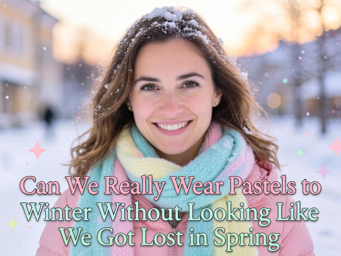 Can We Really Wear Pastels in Winter Without Looking Like We Got Lost in Spring