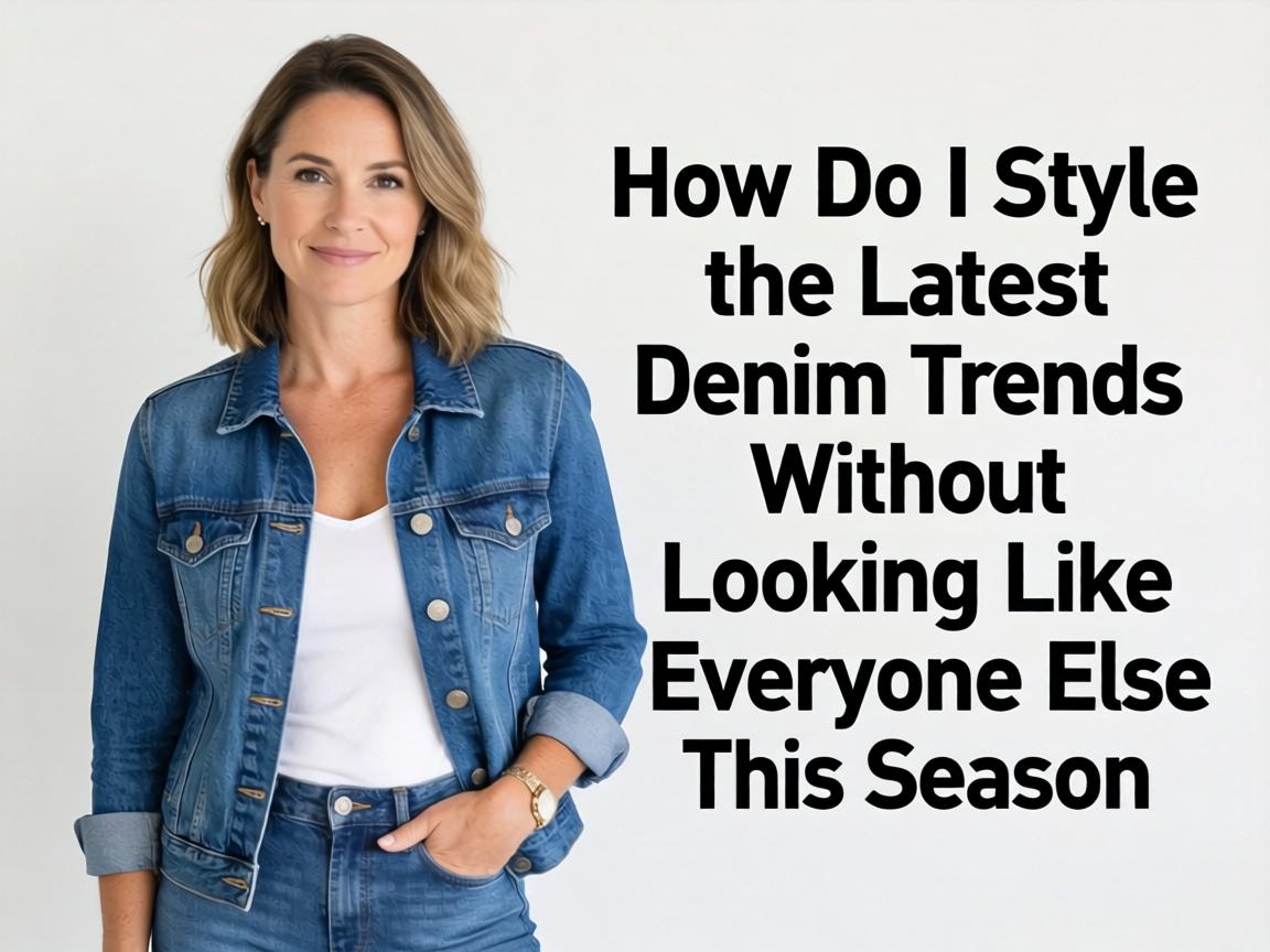 How Do I Style the Latest Denim Trends Without Looking Like Everyone Else This Season
