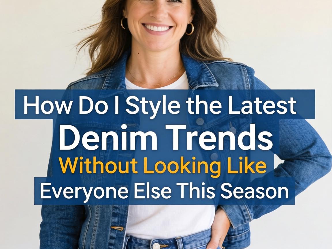 How Do I Style the Latest Denim Trends Without Looking Like Everyone Else This Season