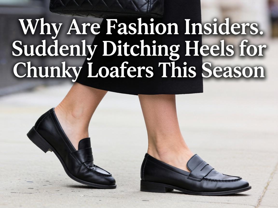 Why Are Fashion Insiders Suddenly Ditching Heels for Chunky Loafers This Season
