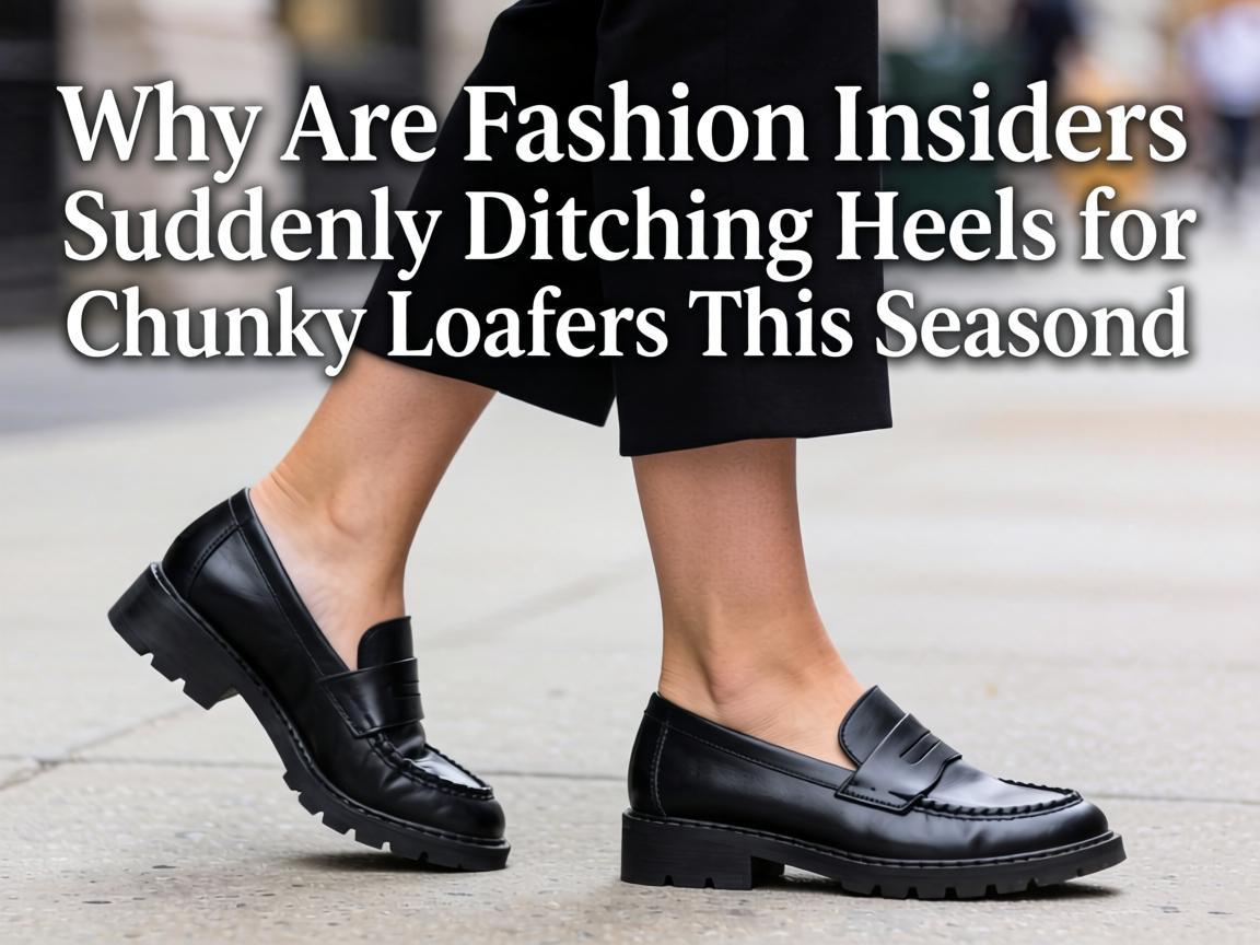 Why Are Fashion Insiders Suddenly Ditching Heels for Chunky Loafers This Season