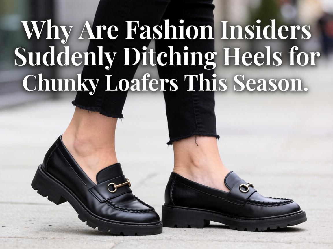 Why Are Fashion Insiders Suddenly Ditching Heels for Chunky Loafers This Season