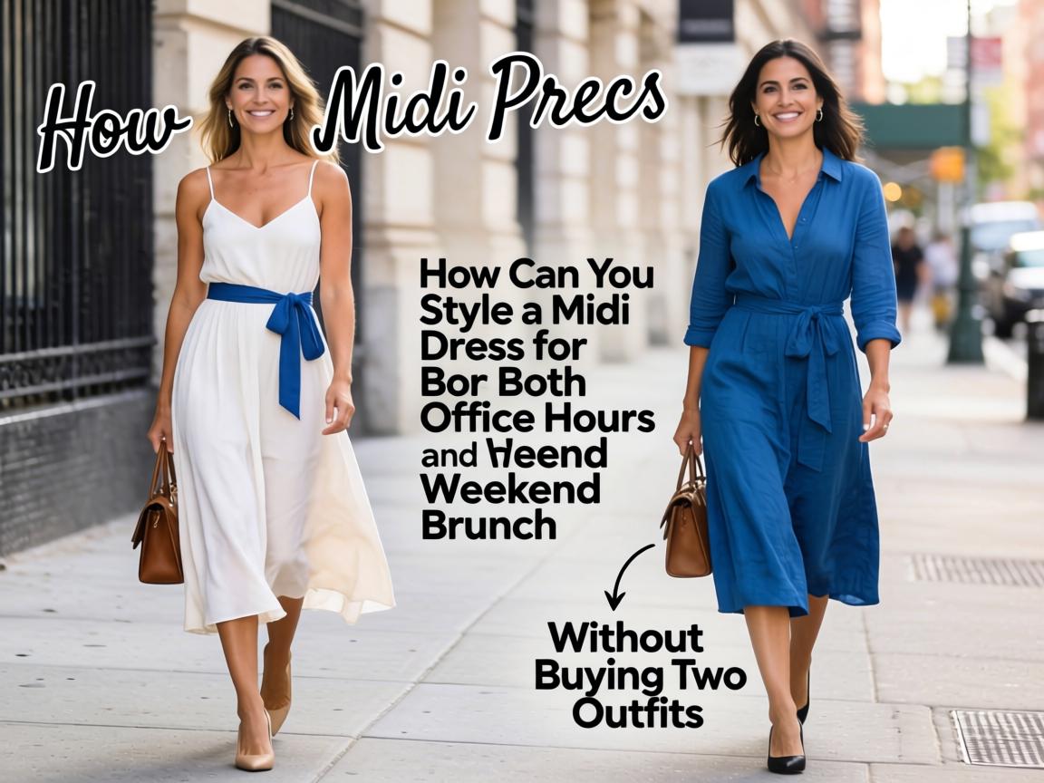 How Can You Style a Midi Dress for Both Office Hours and Weekend Brunch Without Buying Two Outfits