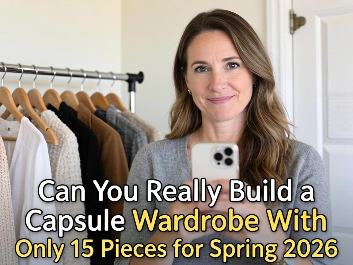 Can You Really Build a Capsule Wardrobe With Only 15 Pieces for Spring 2026