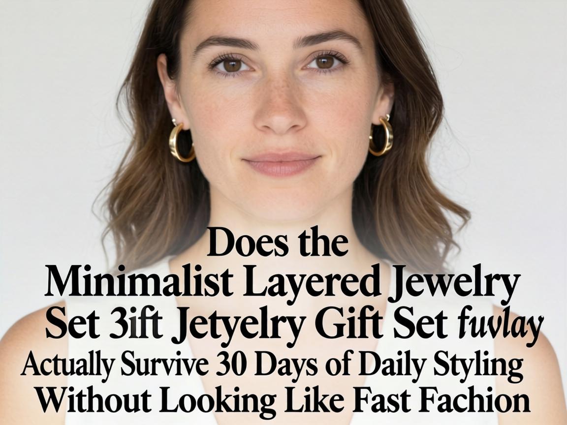 Does the $75 Minimalist Layered Jewelry Gift Set Actually Survive 30 Days of Daily Styling Without Looking Like Fast Fashion