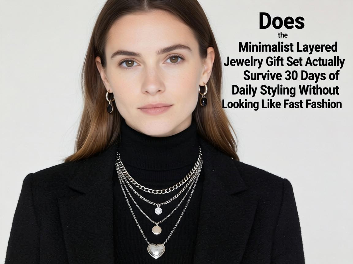 Does the $75 Minimalist Layered Jewelry Gift Set Actually Survive 30 Days of Daily Styling Without Looking Like Fast Fashion