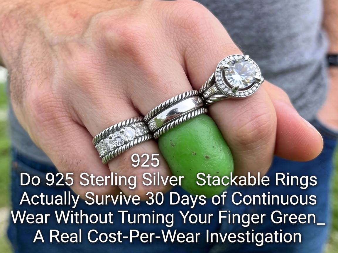 Do 925 Sterling Silver Stackable Rings Actually Survive 30 Days of Continuous Wear Without Turning Your Finger Green_ A Real Cost-Per-Wear Investigation