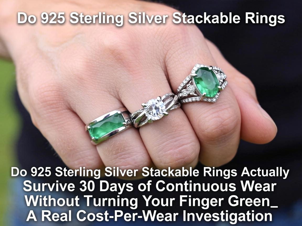 Do 925 Sterling Silver Stackable Rings Actually Survive 30 Days of Continuous Wear Without Turning Your Finger Green_ A Real Cost-Per-Wear Investigation