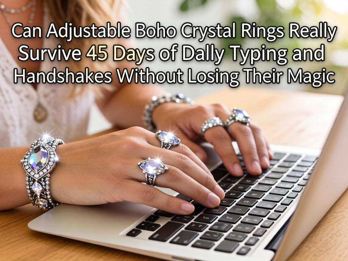 Can Adjustable Boho Crystal Rings Really Survive 45 Days of Daily Typing and Handshakes Without Losing Their Magic