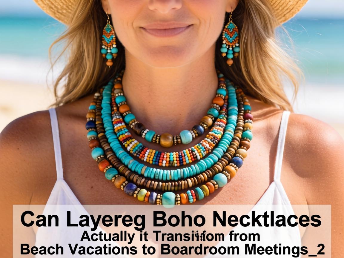 Can Layered Boho Beaded Necklaces Actually Transition from Beach Vacations to Boardroom Meetings__2