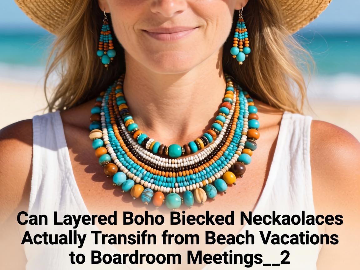 Can Layered Boho Beaded Necklaces Actually Transition from Beach Vacations to Boardroom Meetings__2