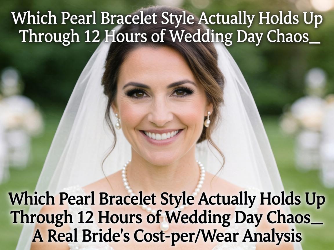 Which Pearl Bracelet Style Actually Holds Up Through 12 Hours of Wedding Day Chaos_ A Real Bride's Cost-per-Wear Analysis