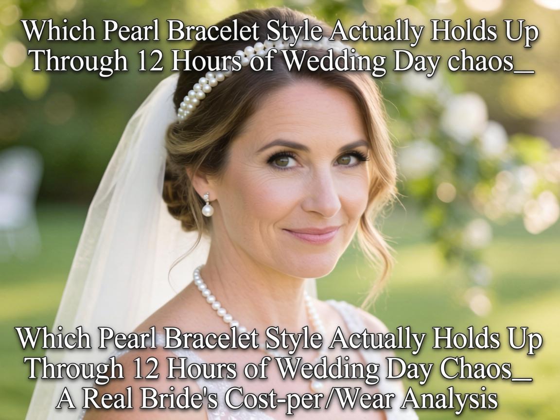 Which Pearl Bracelet Style Actually Holds Up Through 12 Hours of Wedding Day Chaos_ A Real Bride's Cost-per-Wear Analysis