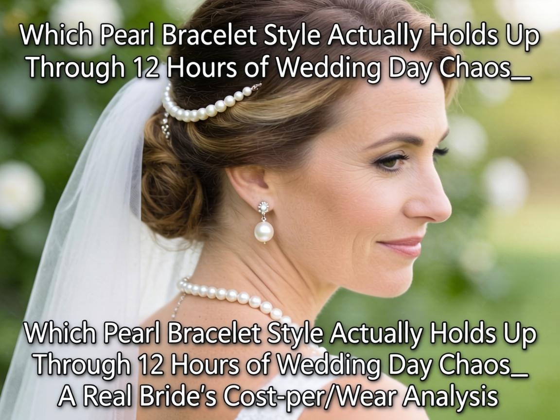 Which Pearl Bracelet Style Actually Holds Up Through 12 Hours of Wedding Day Chaos_ A Real Bride's Cost-per-Wear Analysis