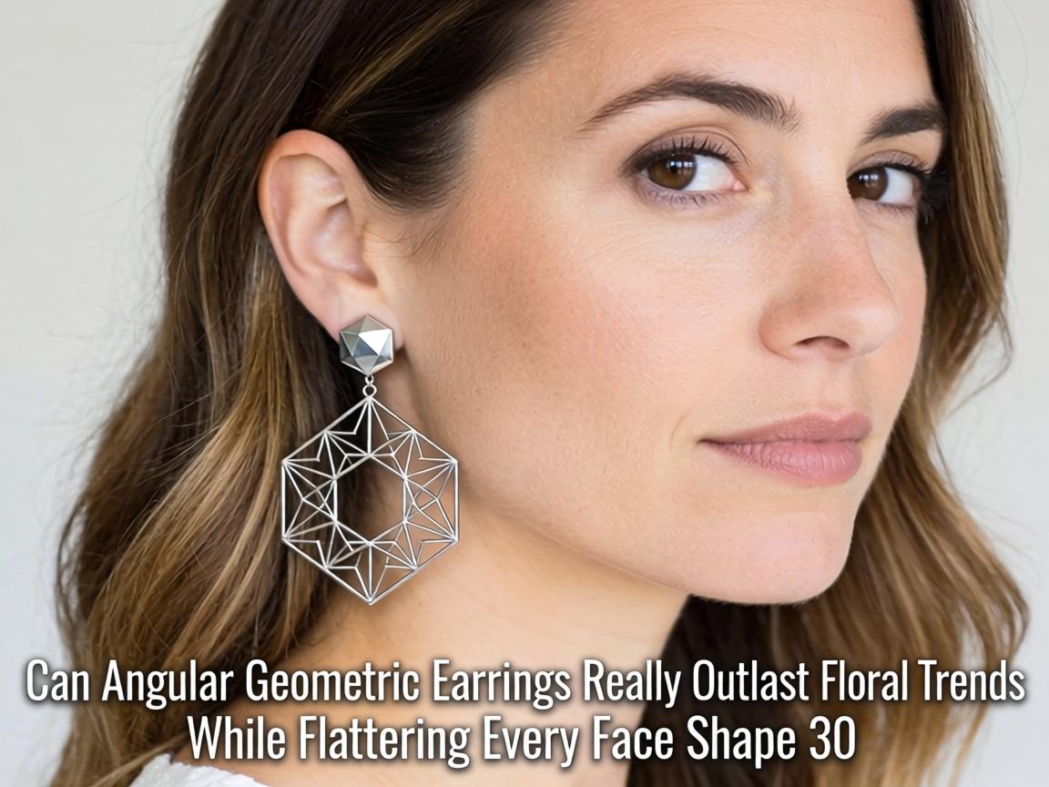 Can Angular Geometric Earrings Really Outlast Floral Trends While Flattering Every Face Shape_ A 30-Day Architectural Style Analysis