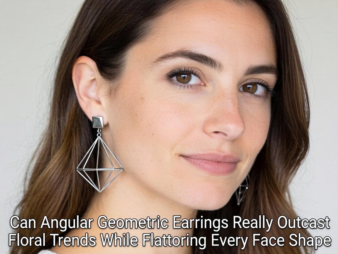 Can Angular Geometric Earrings Really Outlast Floral Trends While Flattering Every Face Shape_ A 30-Day Architectural Style Analysis