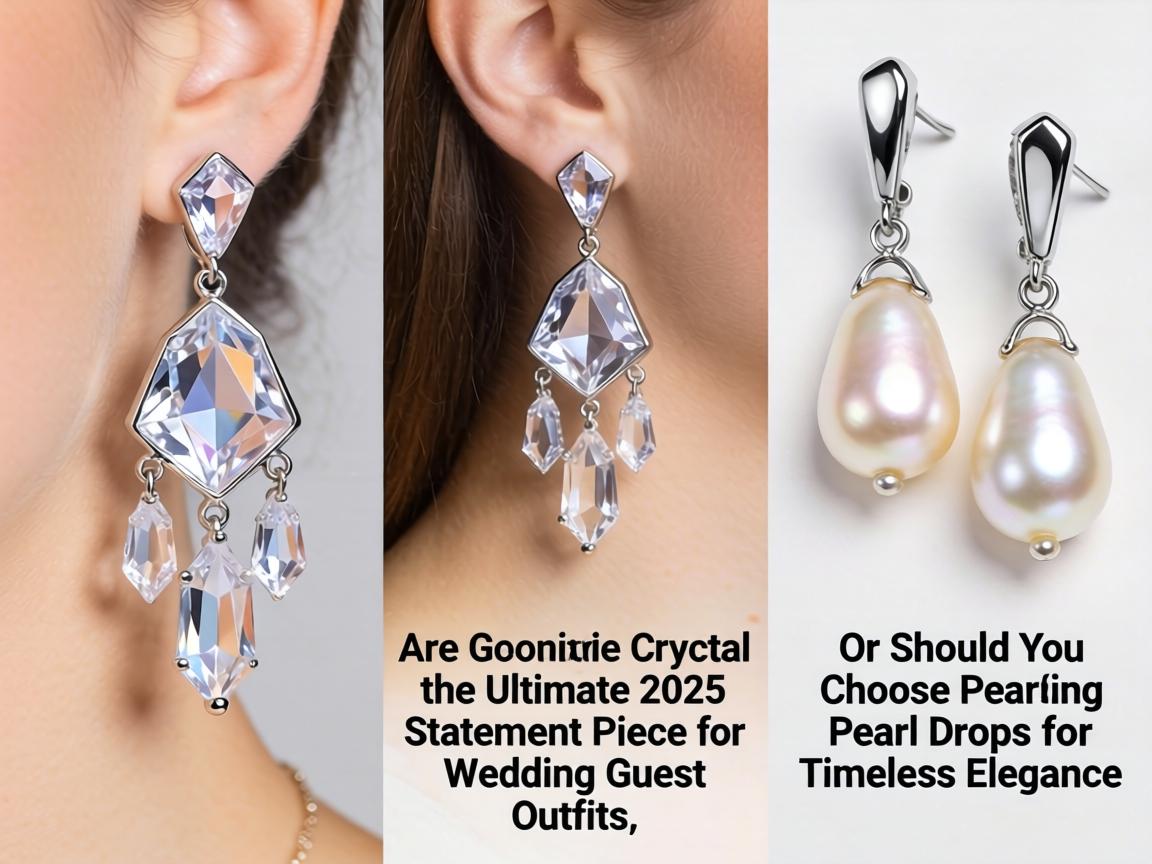 Are Geometric Crystal Dangle Earrings the Ultimate 2025 Statement Piece for Wedding Guest Outfits, or Should You Choose Pearl Drops for Timeless Elegance