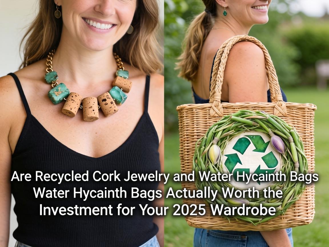 Are Recycled Cork Jewelry and Water Hyacinth Bags Actually Worth the Investment for Your 2025 Wardrobe