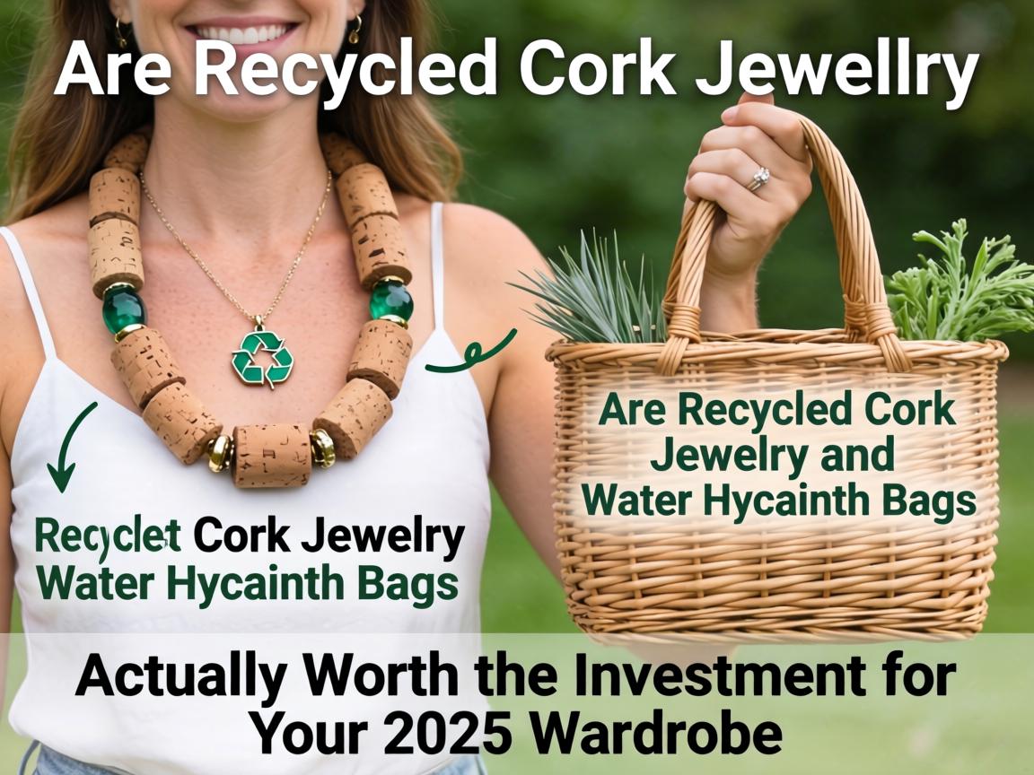 Are Recycled Cork Jewelry and Water Hyacinth Bags Actually Worth the Investment for Your 2025 Wardrobe