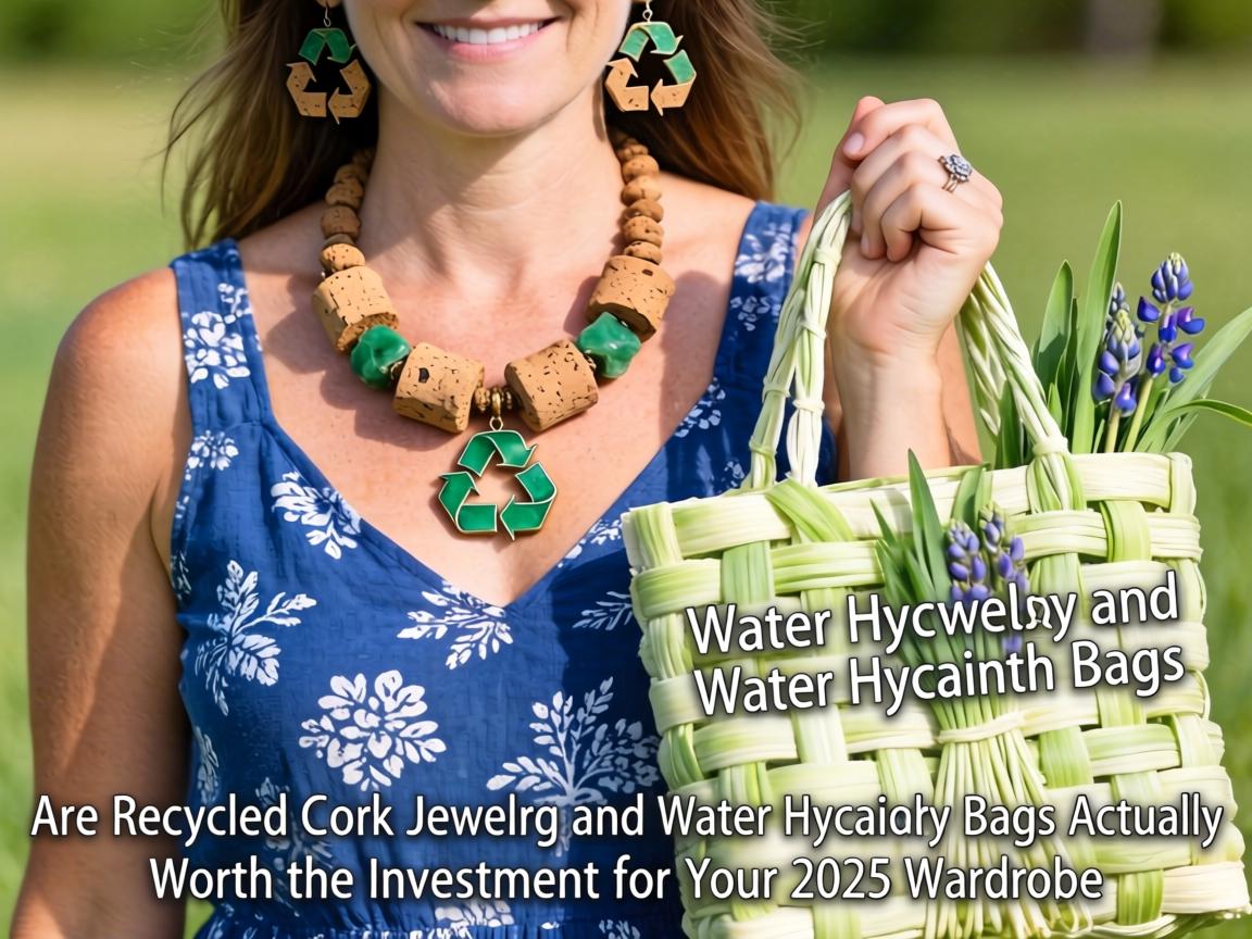 Are Recycled Cork Jewelry and Water Hyacinth Bags Actually Worth the Investment for Your 2025 Wardrobe