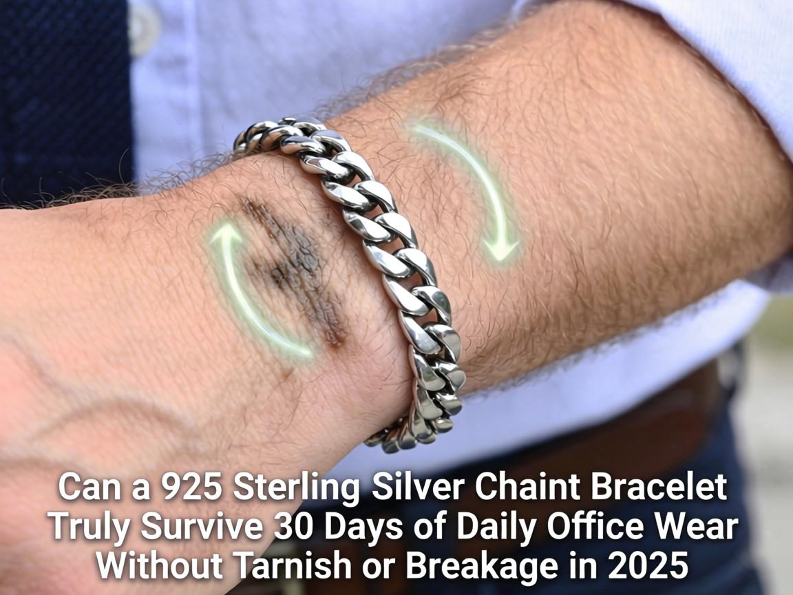 Can a 925 Sterling Silver Chain Bracelet Truly Survive 30 Days of Daily Office Wear Without Tarnish or Breakage in 2025