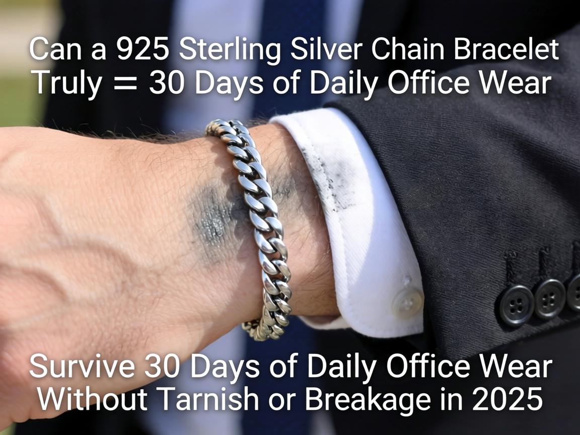 Can a 925 Sterling Silver Chain Bracelet Truly Survive 30 Days of Daily Office Wear Without Tarnish or Breakage in 2025