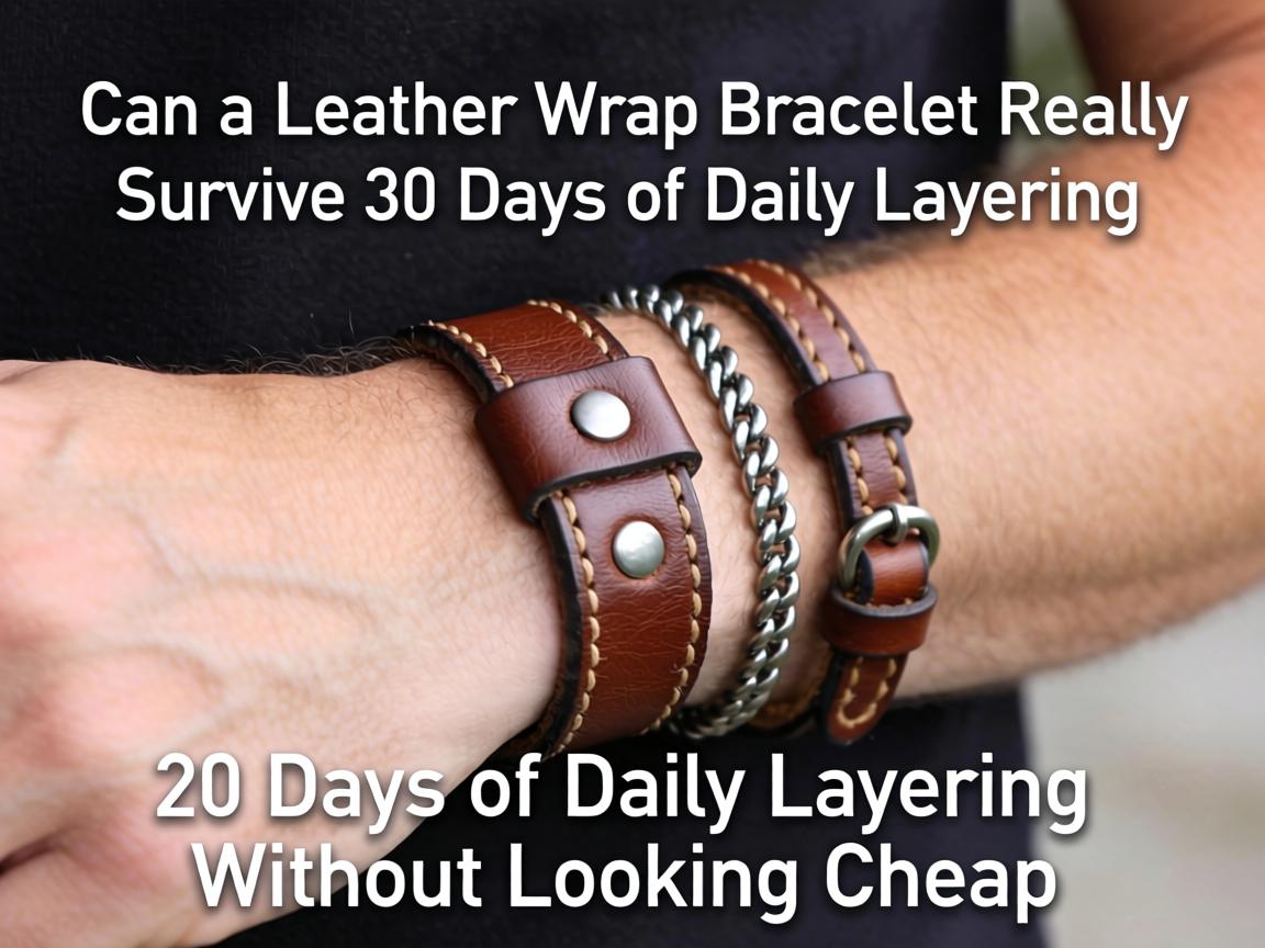 Can a $45 Leather Wrap Bracelet Really Survive 30 Days of Daily Layering Without Looking Cheap