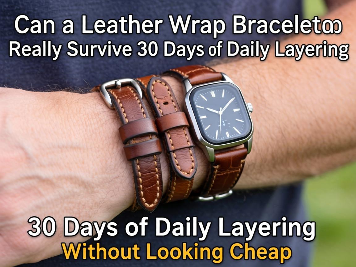 Can a $45 Leather Wrap Bracelet Really Survive 30 Days of Daily Layering Without Looking Cheap