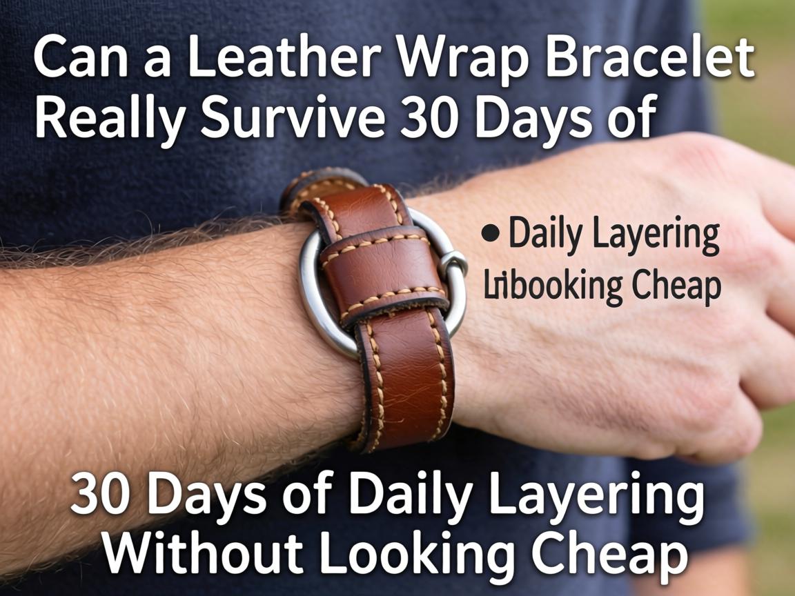 Can a $45 Leather Wrap Bracelet Really Survive 30 Days of Daily Layering Without Looking Cheap