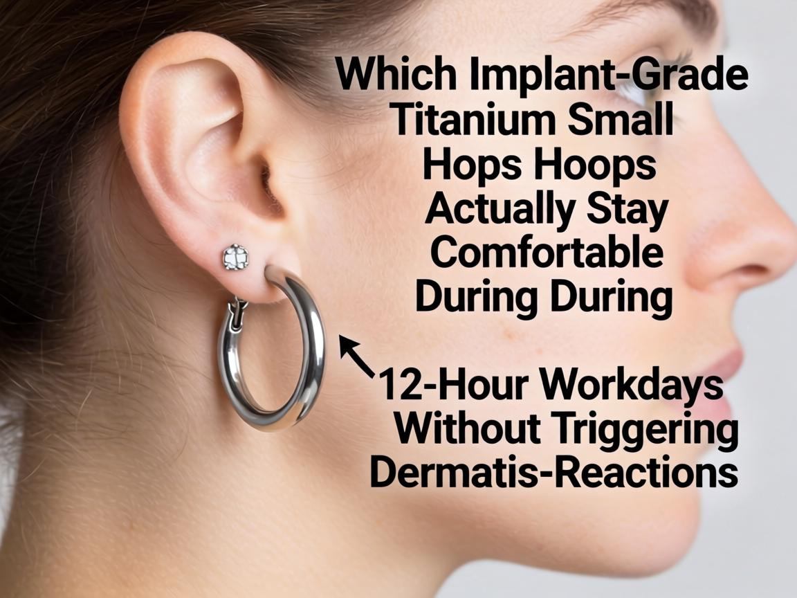 Which Implant-Grade Titanium Small Hoops Actually Stay Comfortable During 12-Hour Workdays Without Triggering Dermatitis Reactions