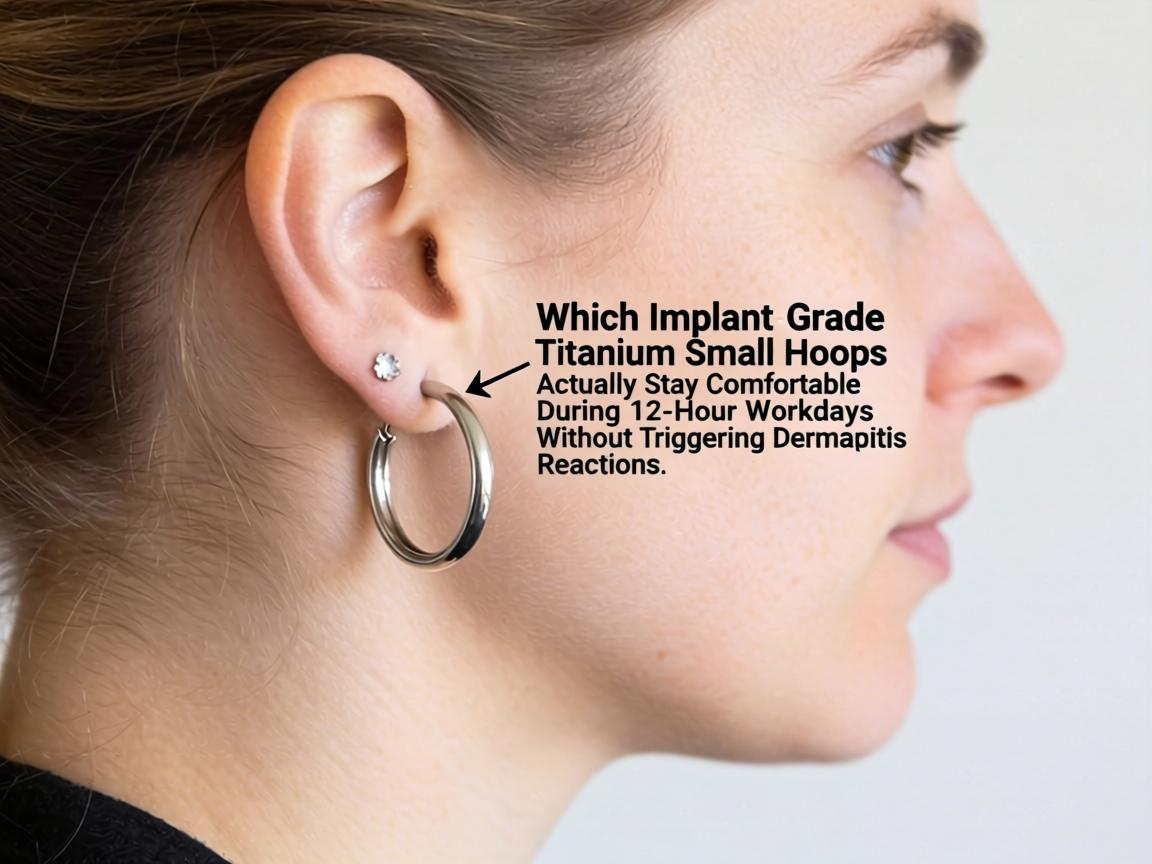 Which Implant-Grade Titanium Small Hoops Actually Stay Comfortable During 12-Hour Workdays Without Triggering Dermatitis Reactions
