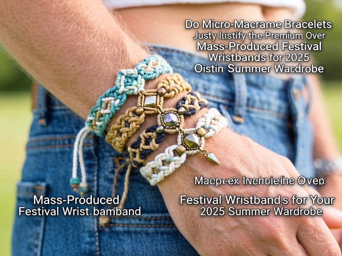 Do Micro-Macrame Bracelets Justify the Premium Over Mass-Produced Festival Wristbands for Your 2025 Summer Wardrobe